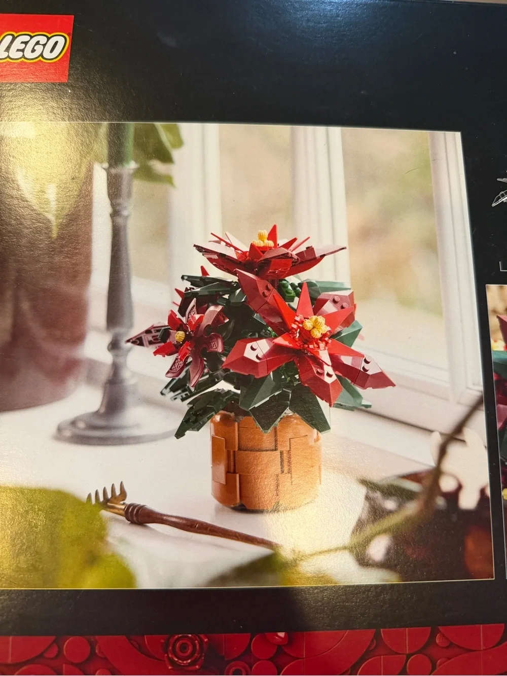 New Lego Botanicals Christmas Holiday Poinsettia 10370 Building Set Toy
